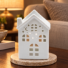 Duftlampe House Warming in einer warm beleuchteten Wohnszene