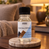 Duftöl Eukalyptus – 10 ml in einer warm beleuchteten Wohnszene